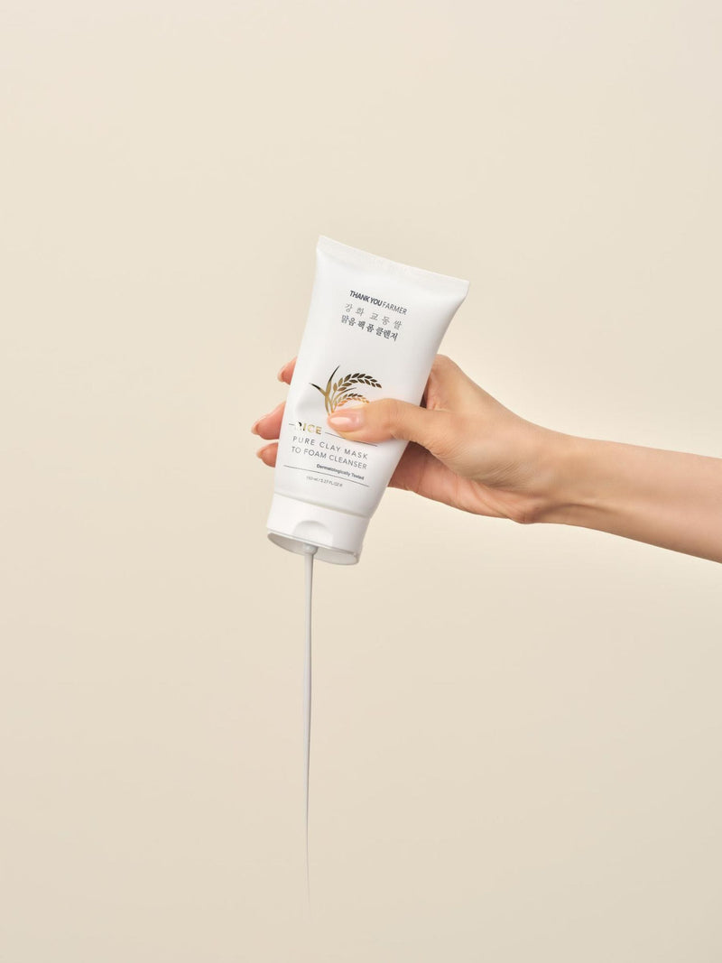 Thank You Farmer Rice Pure Clay Cleanser 150ml (British brand)