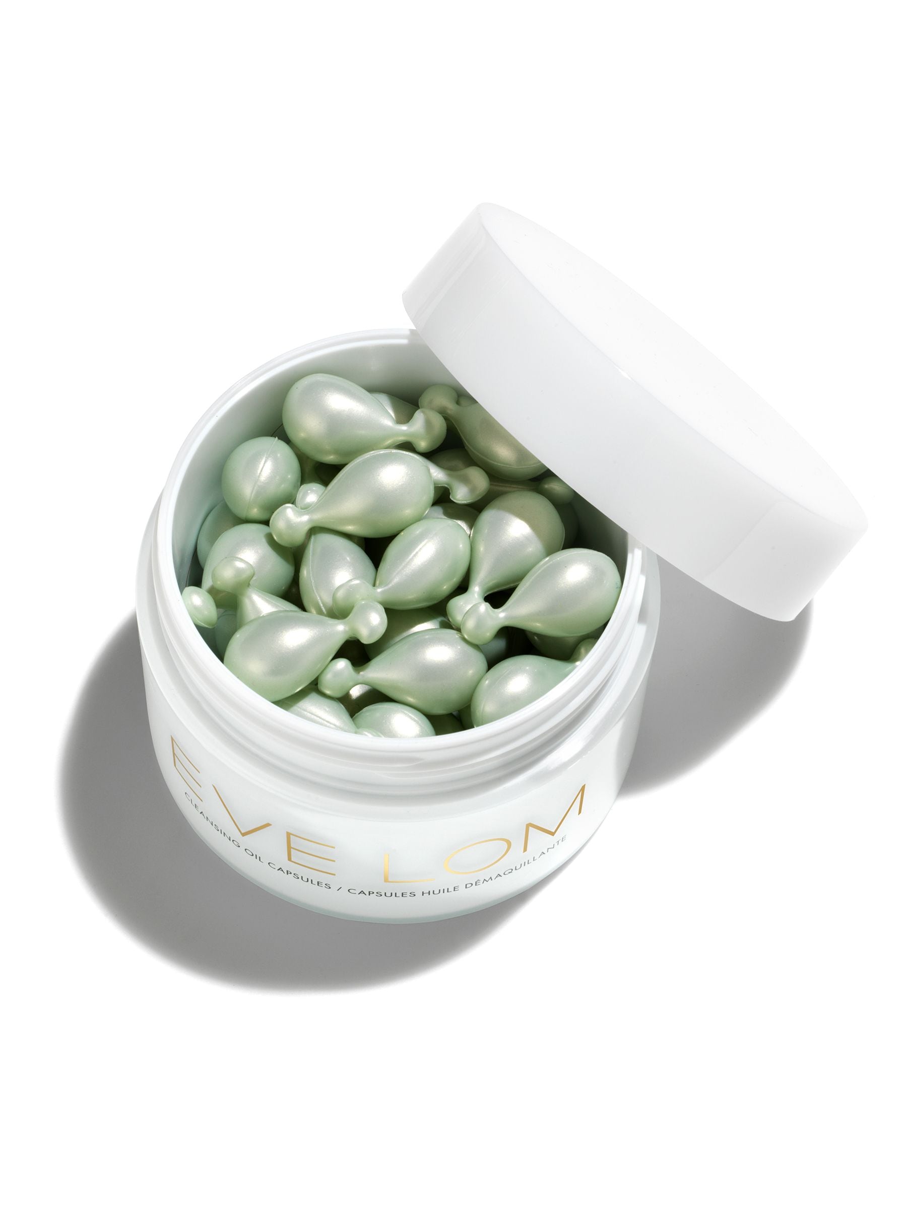EVE LOM cleansing oil capsules travel-friendly (British brand)
