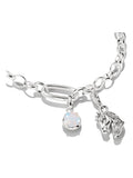 Thomas Sabo June birthstone charm white opal-look stone (British brand)