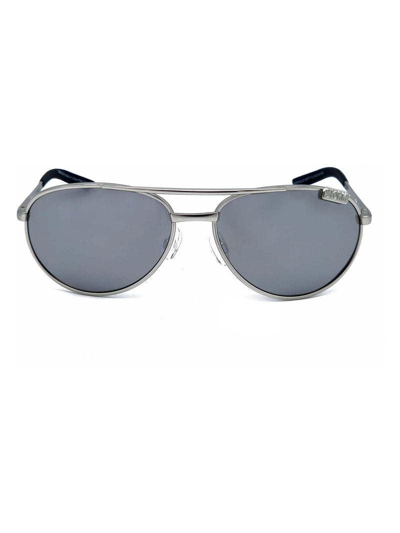 Storm London silver Patroclus teardrop aviator sunglasses, imported from the UK