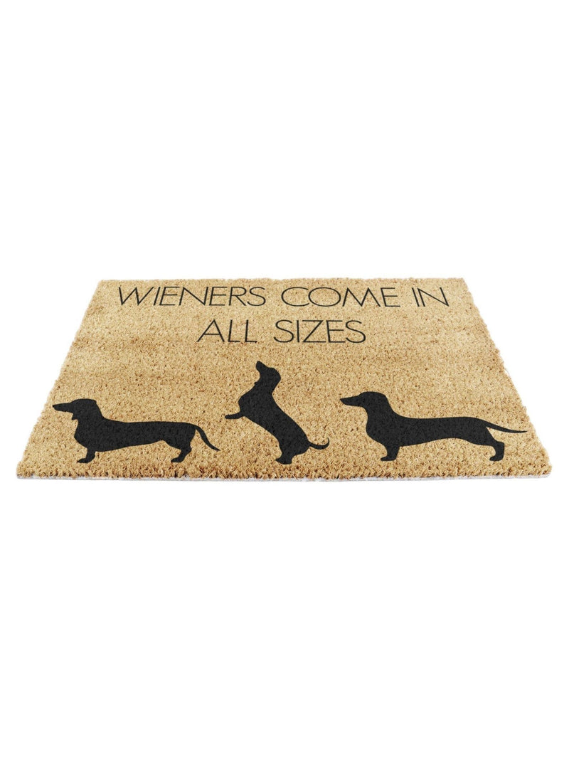 Artsy Mats doormat Natural Black Weiners 60x40cm, UK version