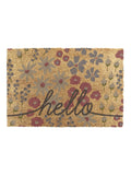 Artsy Mats brown floral doormat 60x40cm (British brand)