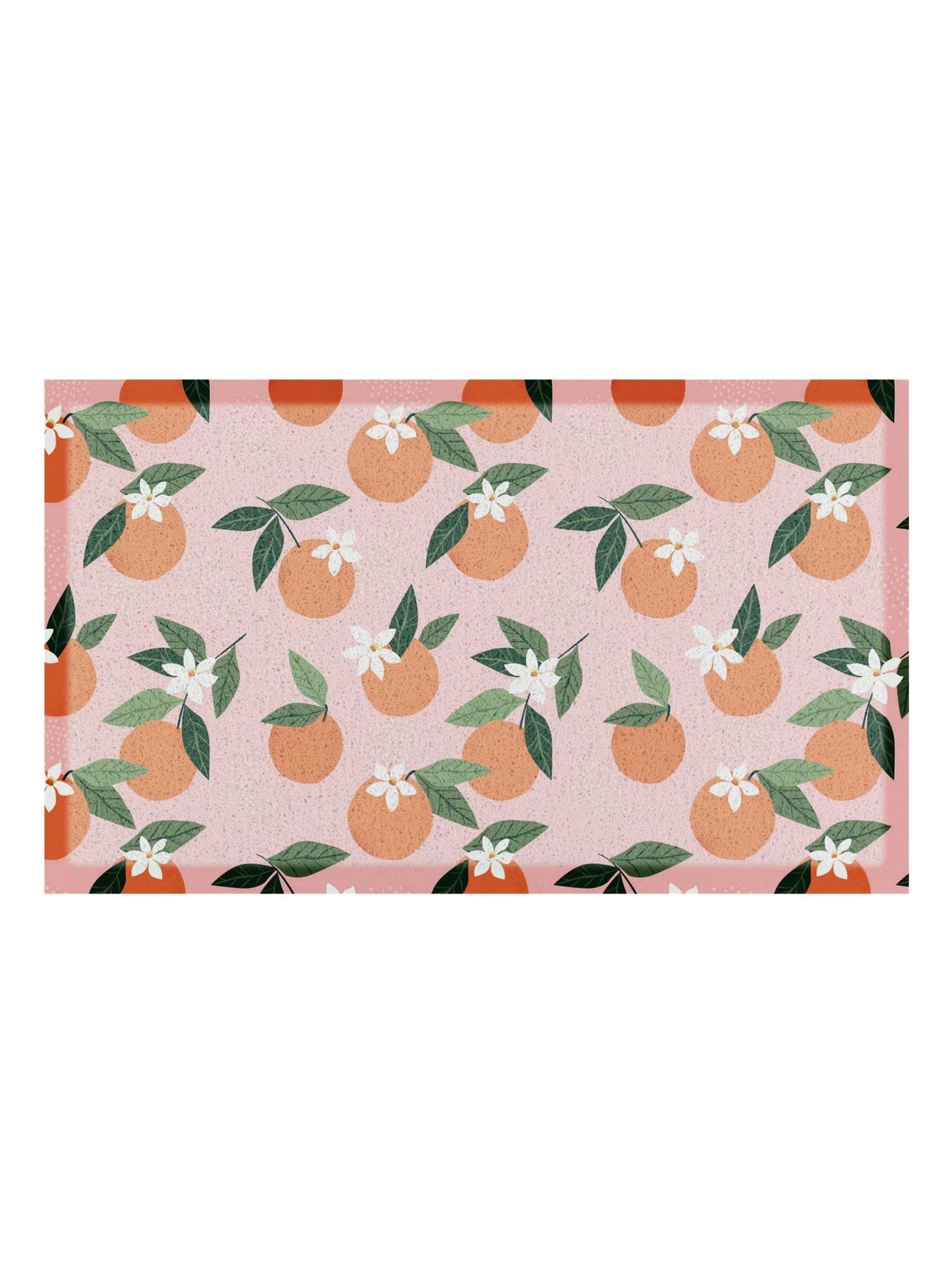 Artsy Mats orange doormat 70cm x 40cm (British brand)