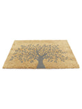 Artsy Mats grey Tree of Life doormat - British product