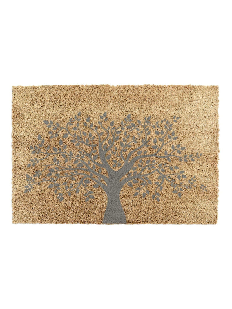 Artsy Mats grey Tree of Life doormat - British product