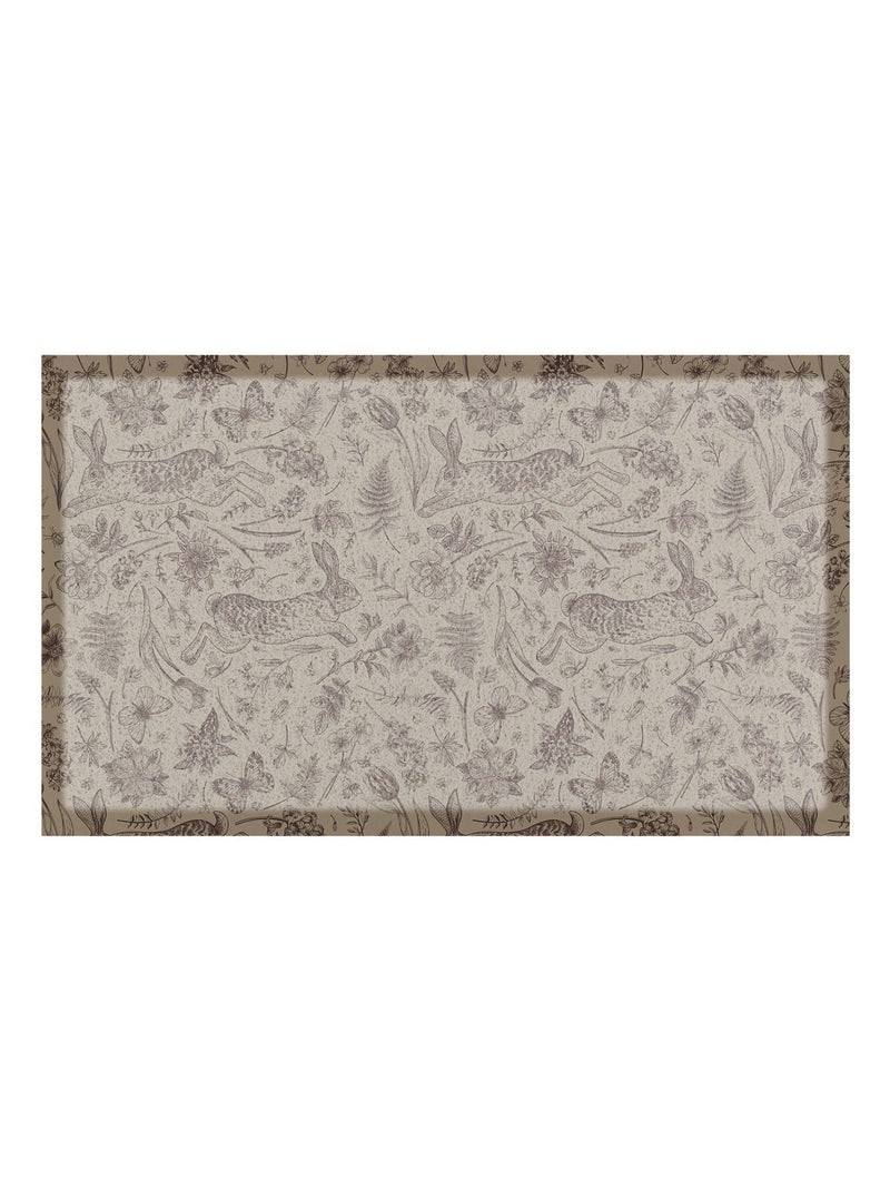 Artsy Multi Hare doormat 70x40cm, imported from the UK