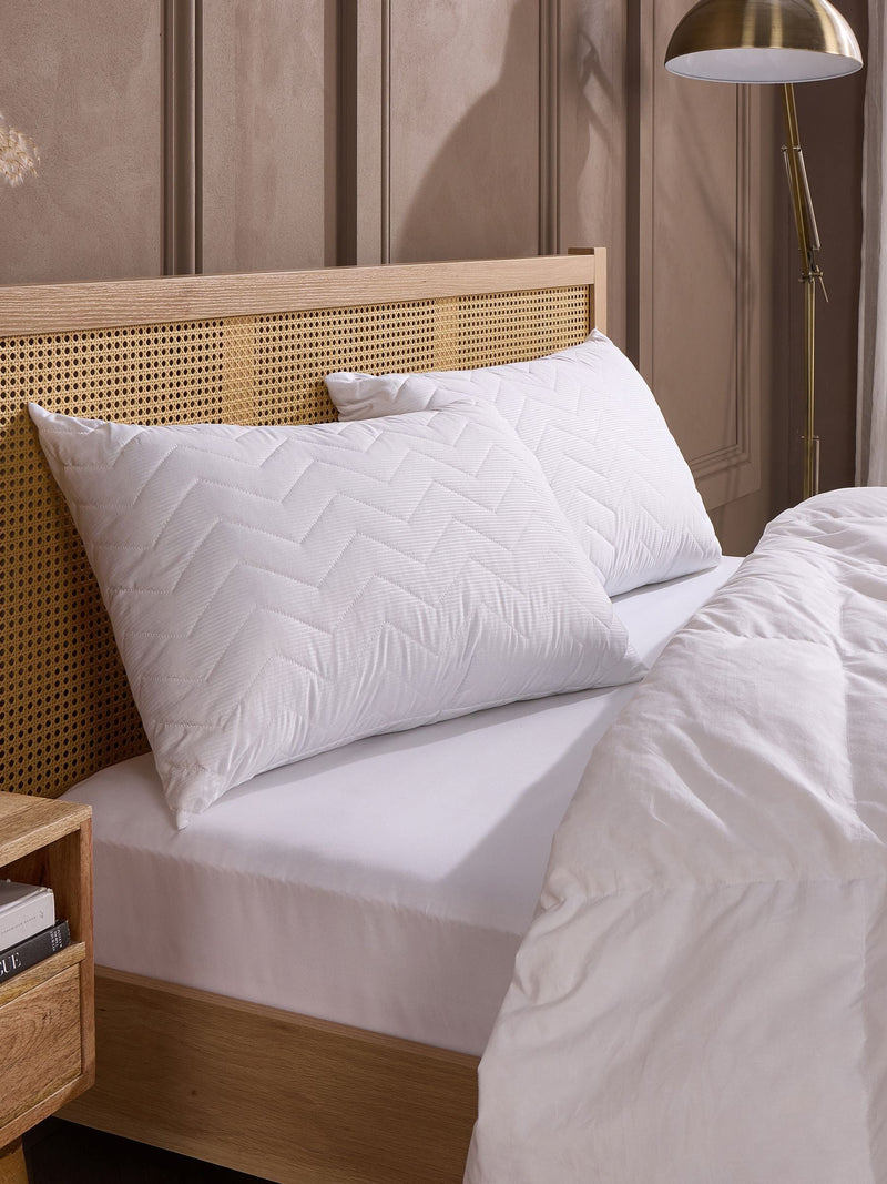 Snuggledown firm side sleeper pillows 2 pack - British product