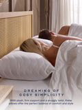 Snuggledown firm side sleeper pillows 2 pack - British product