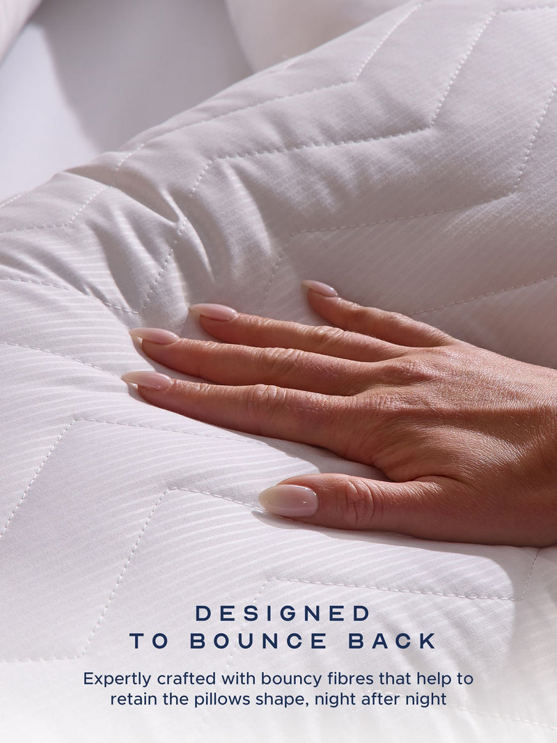 Snuggledown firm side sleeper pillows 2 pack - British product
