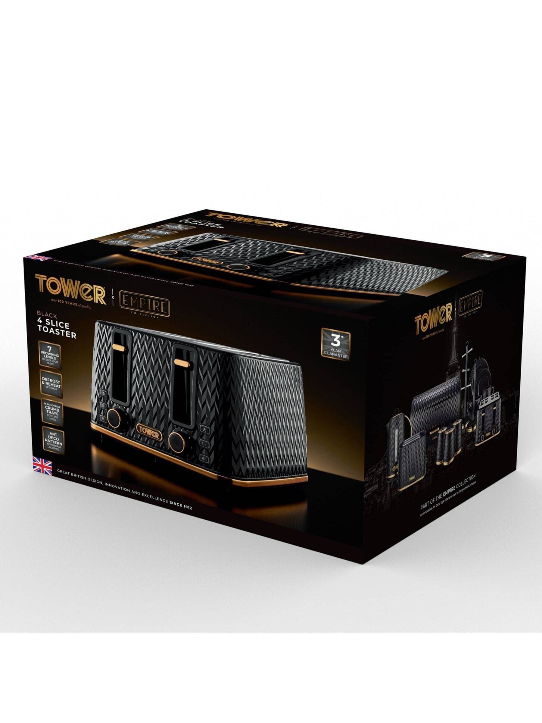 Tower Empire 4 slice toaster - British product