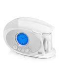 Swan white teasmade with LCD analogue clock from a British brand