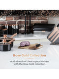 Tower rose gold slow cooker 6.5L stainless steel, UK version