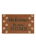 My Mat coir doormat Welcome Paws 75x45cm (British brand)