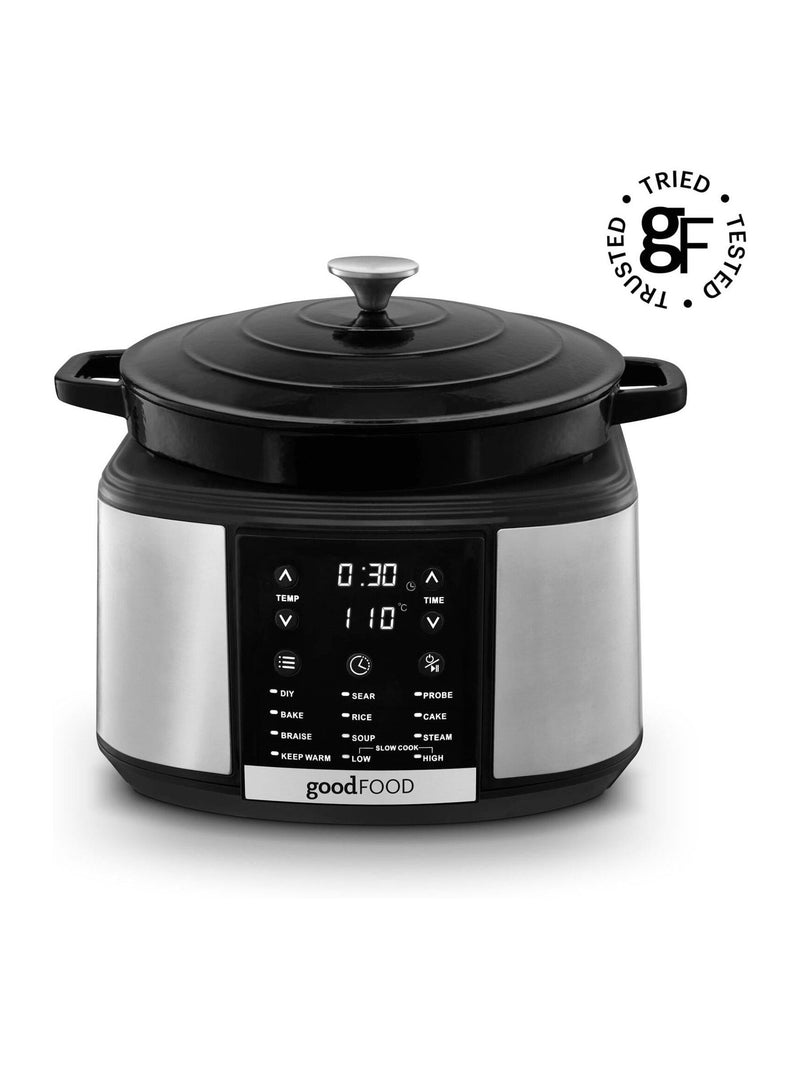 Good Food 12-in-1 Dutch oven cast iron removable pot - British product