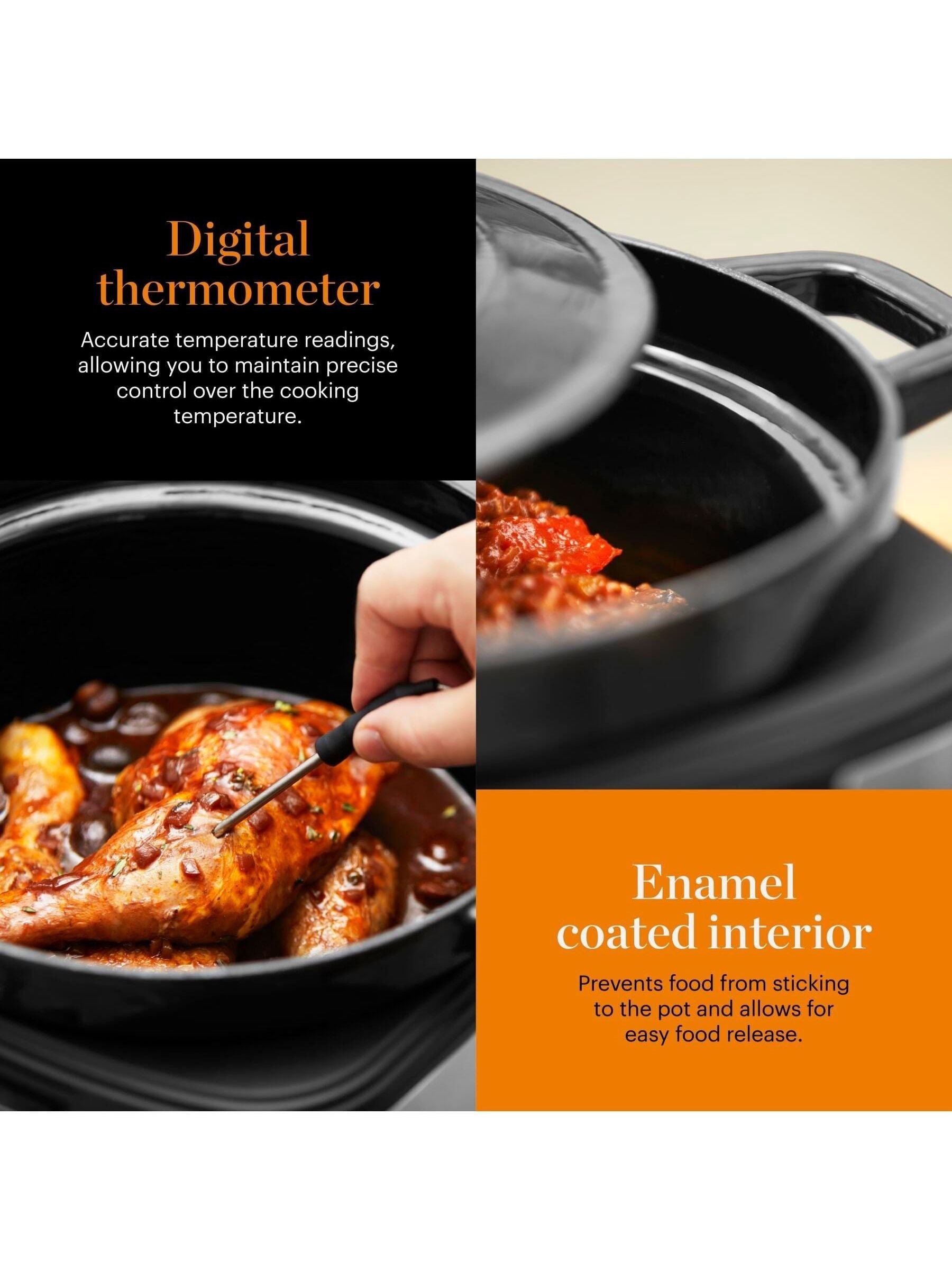 Good Food 12-in-1 Dutch oven cast iron removable pot - British product