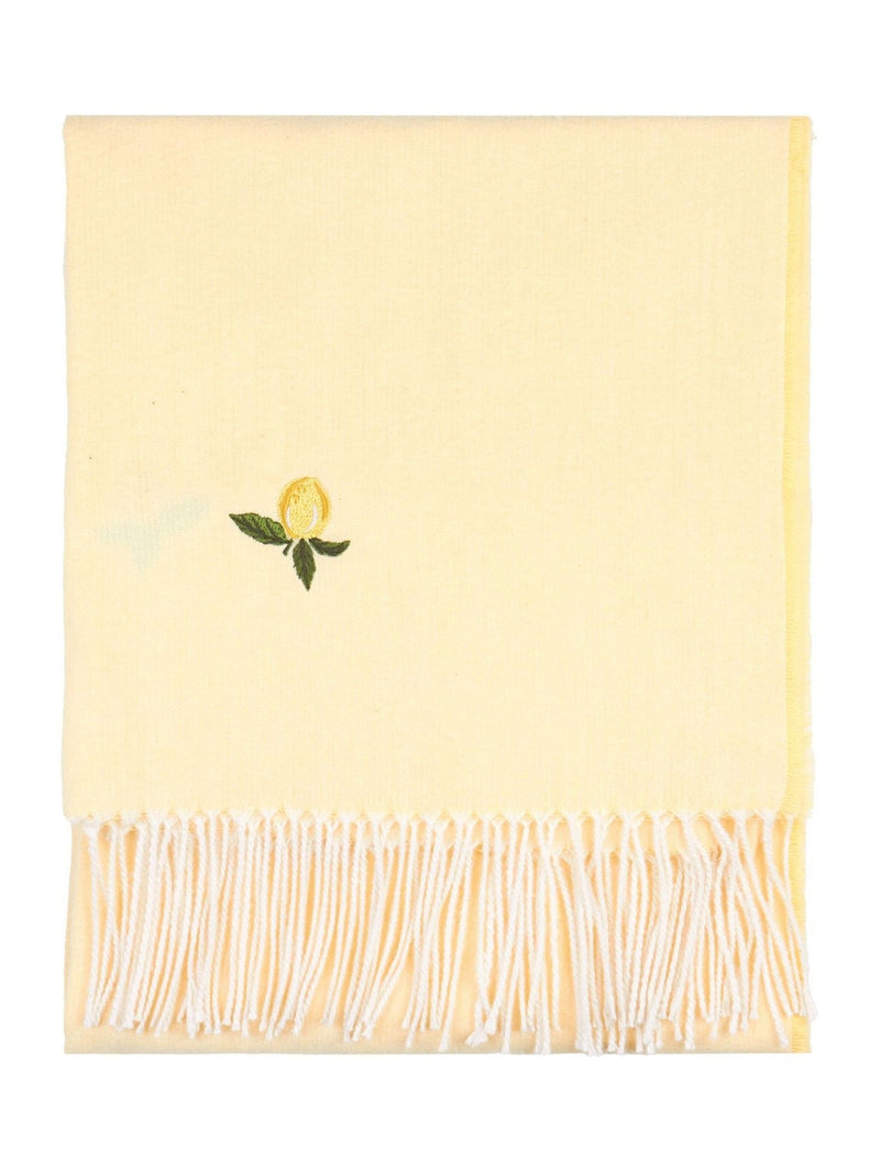 Furn zesty lemon fleece throw 130x180cm - British product