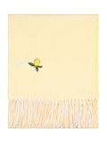Furn zesty lemon fleece throw 130x180cm - British product
