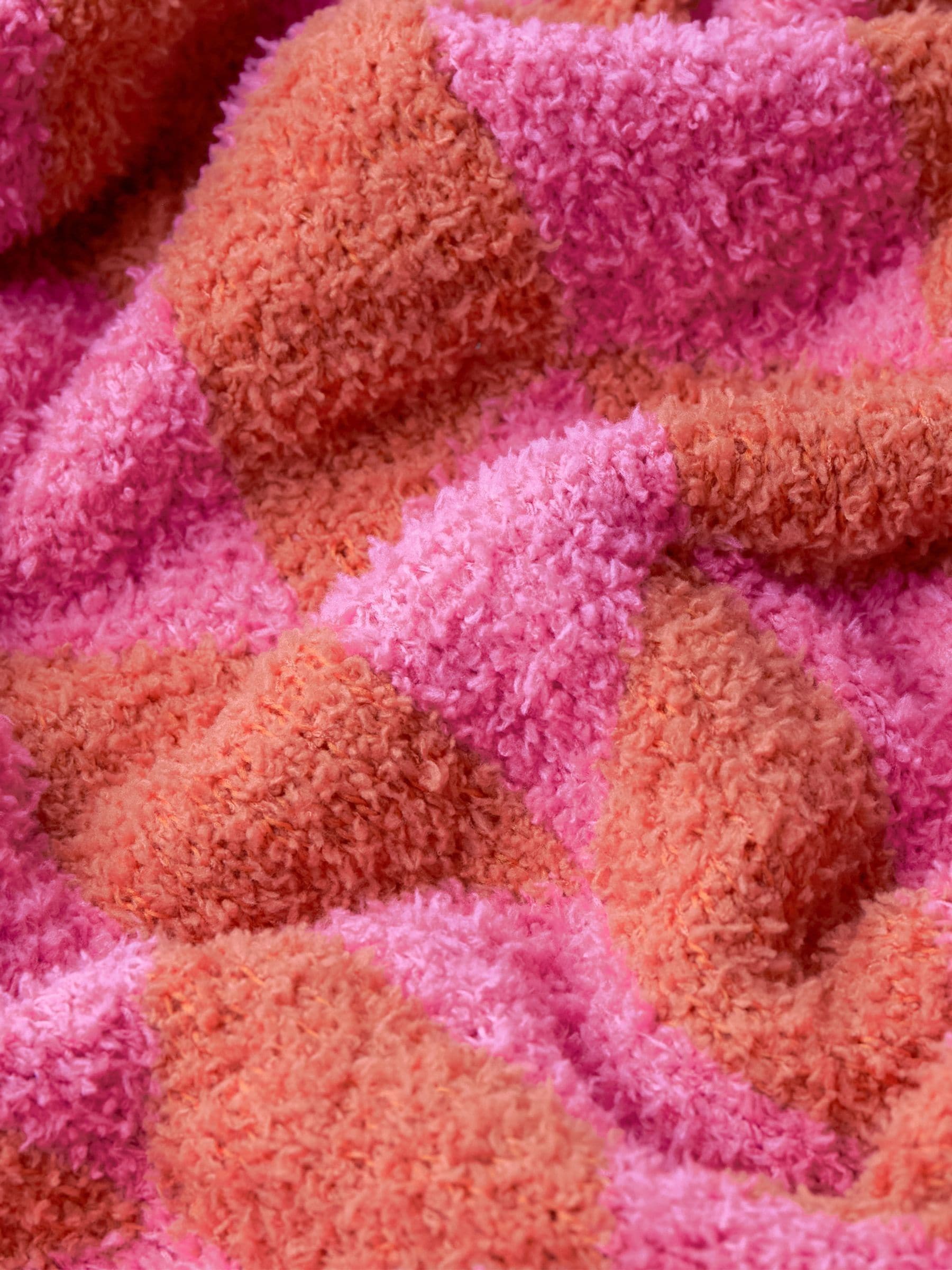 Furn Pink Pop Olsen geometric throw 130x180cm (British brand)