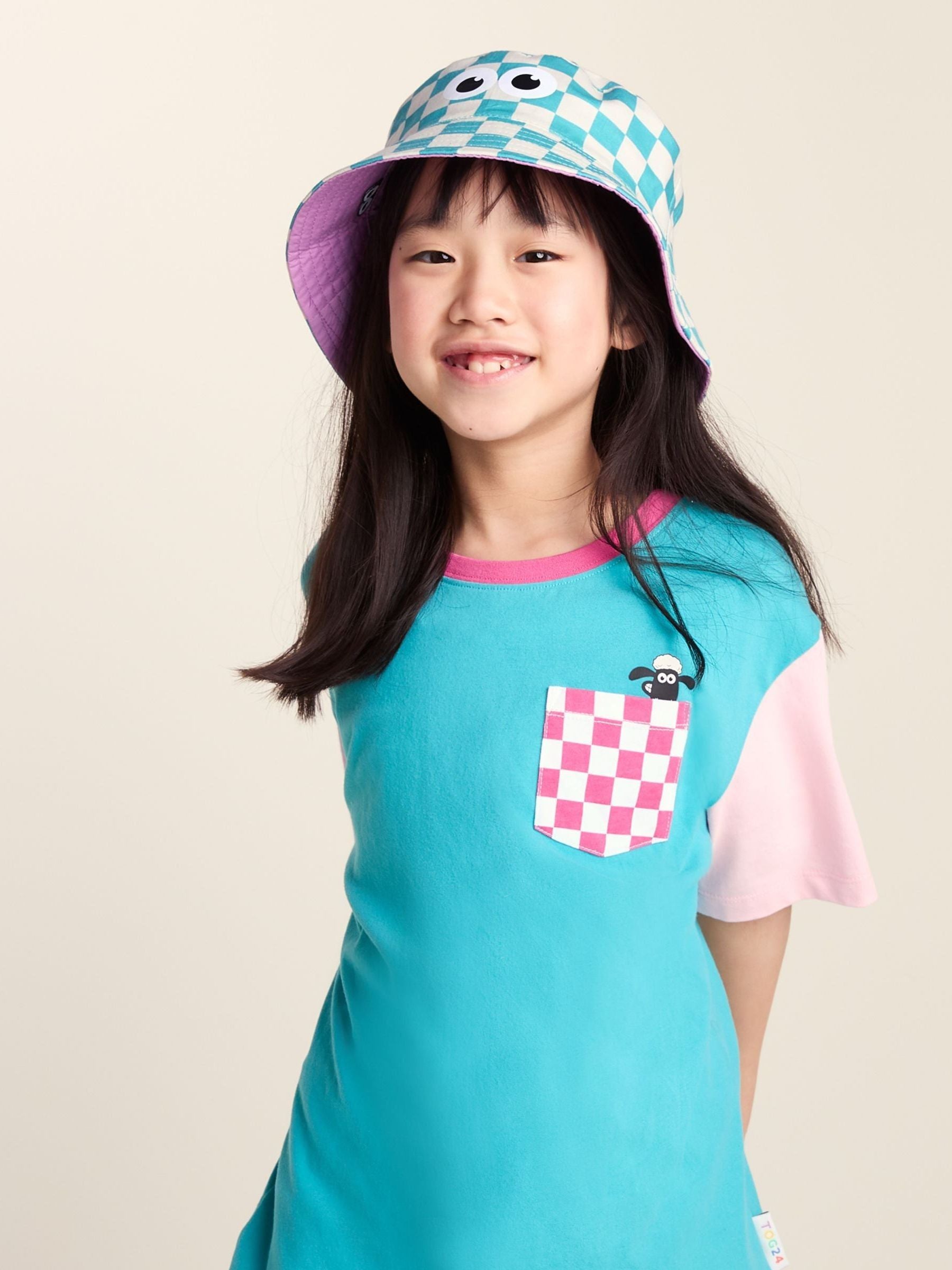 TOG24 Green Balkhi Shaun the Sheep Reversible Bucket Hat