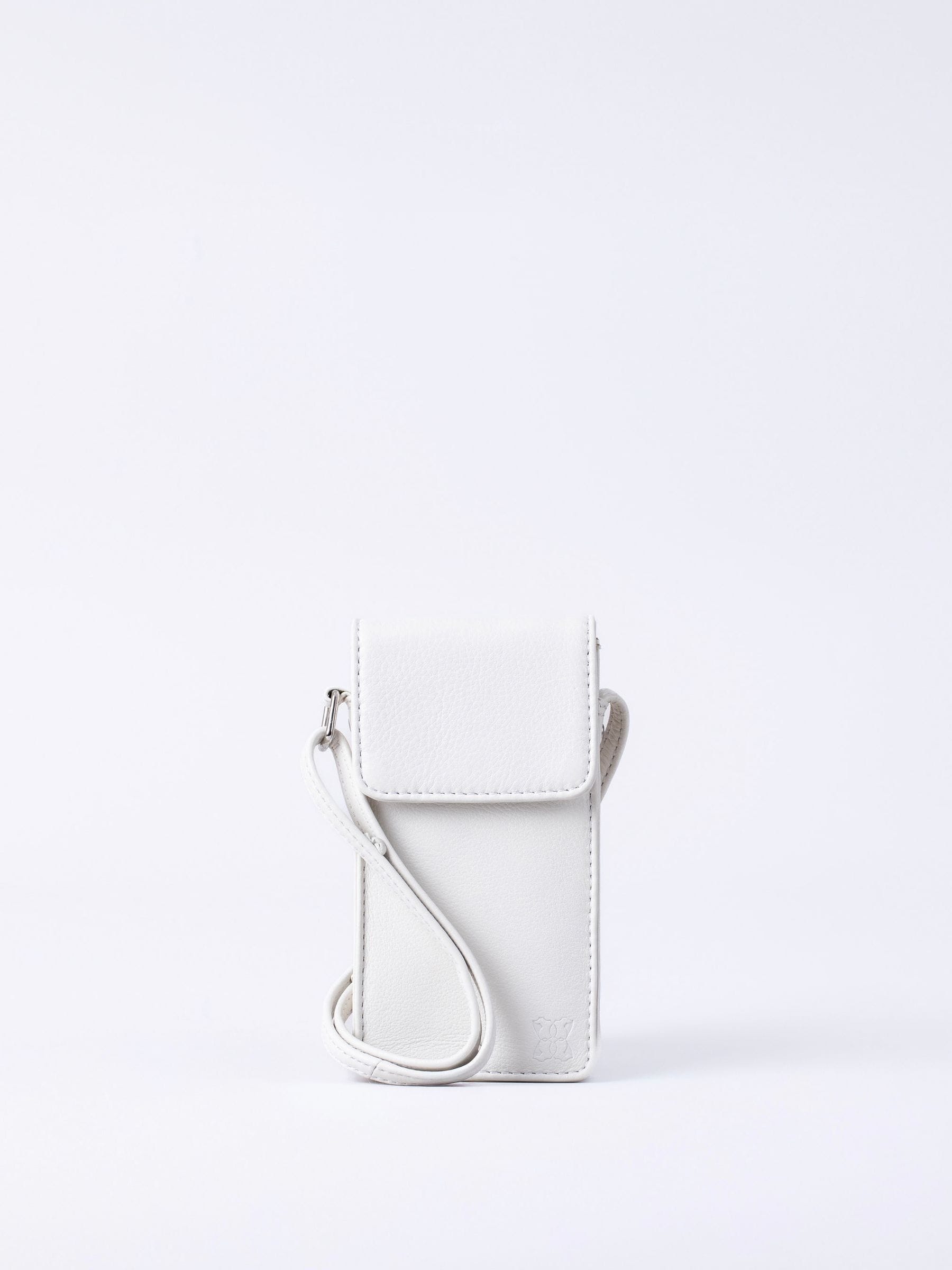 Lakeland Leather Bowness Navy Blue Cross-Body Phone Pouch Bag