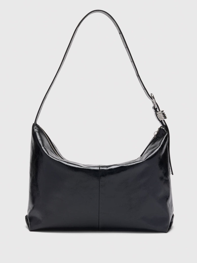 Whistles Black Ring Detail shoulder bag, UK version