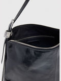 Whistles Black Ring Detail shoulder bag, UK version