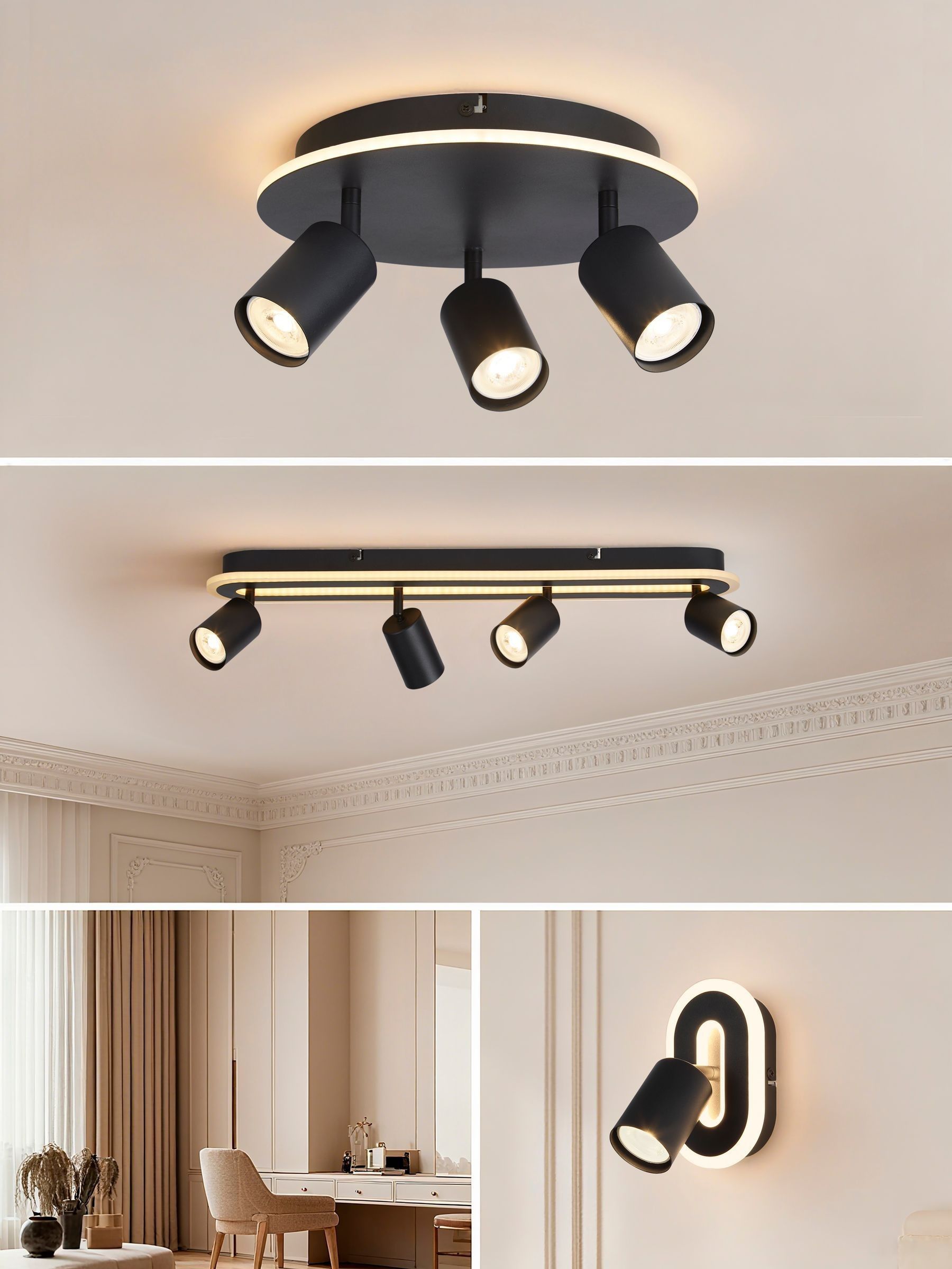 Searchlight Finn wall light 16cm, UK version
