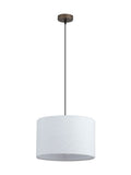 Searchlight Latte Aria pendant light 35cm plush shade (British brand)