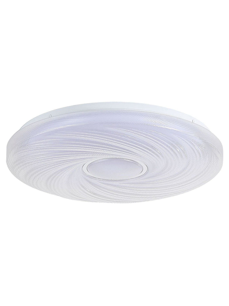 Searchlight White Manny flush ceiling light - British product