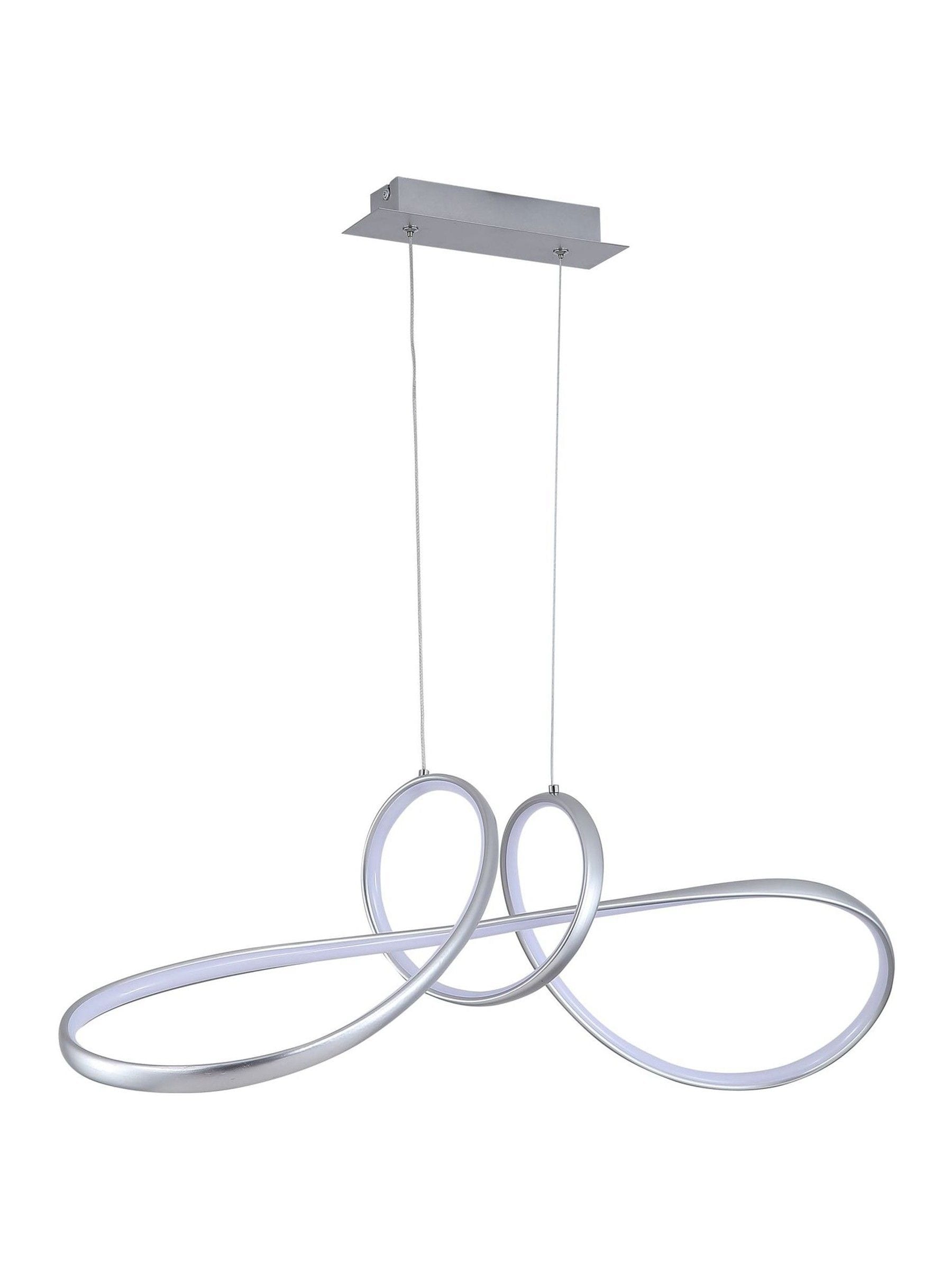 Searchlight Grey Lewis LED pendant light - British product