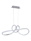 Searchlight Grey Lewis LED pendant light - British product