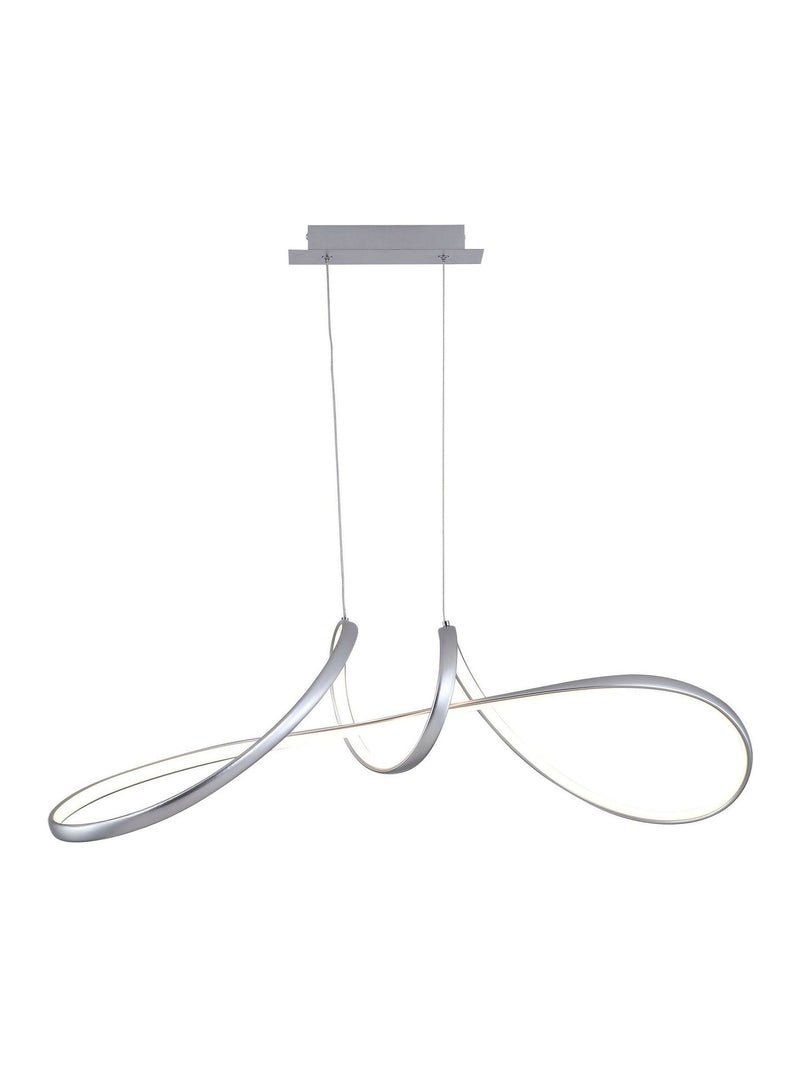 Searchlight Grey Lewis LED pendant light - British product