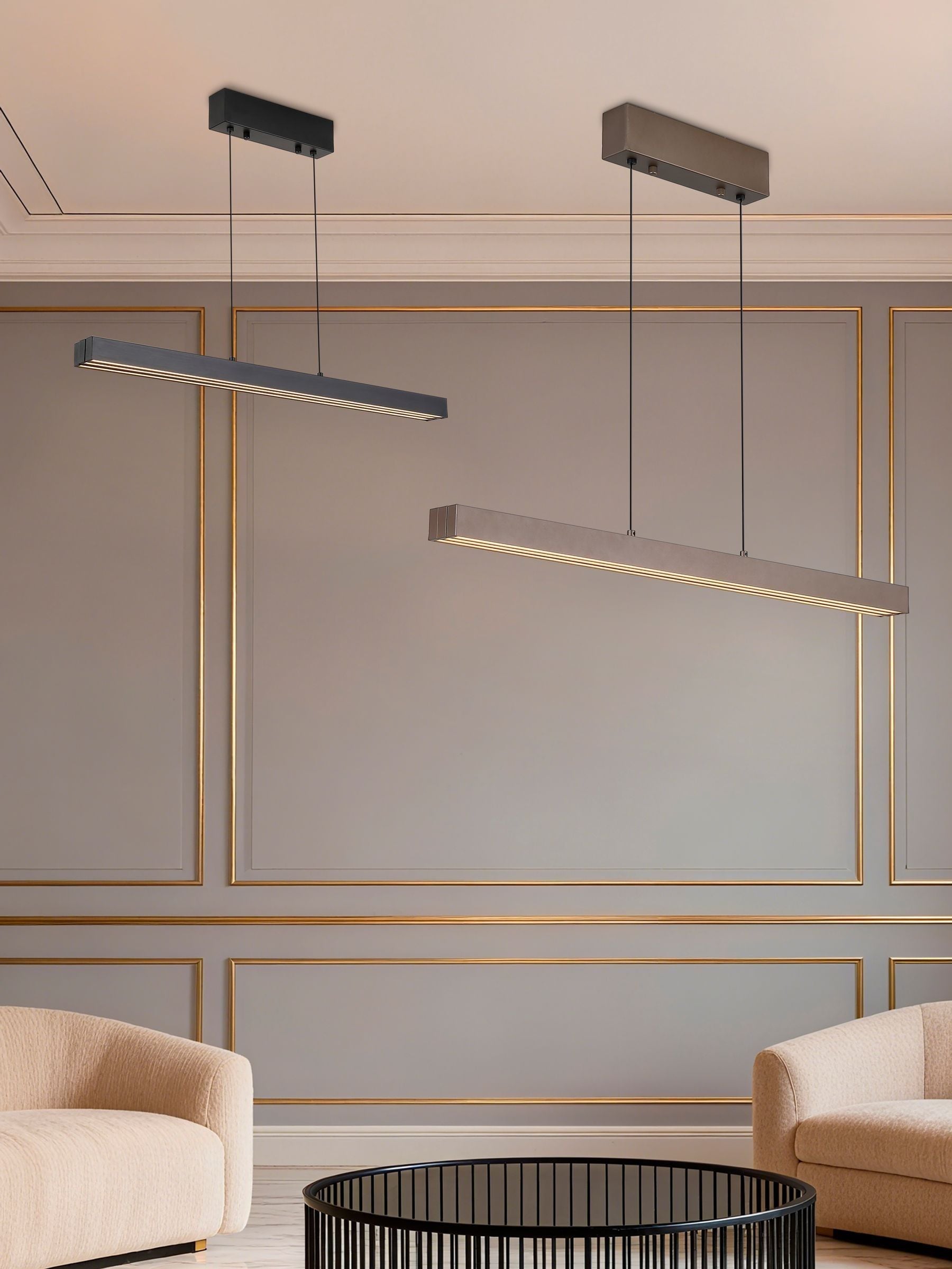 Searchlight brown smoked pendant ceiling light, UK version