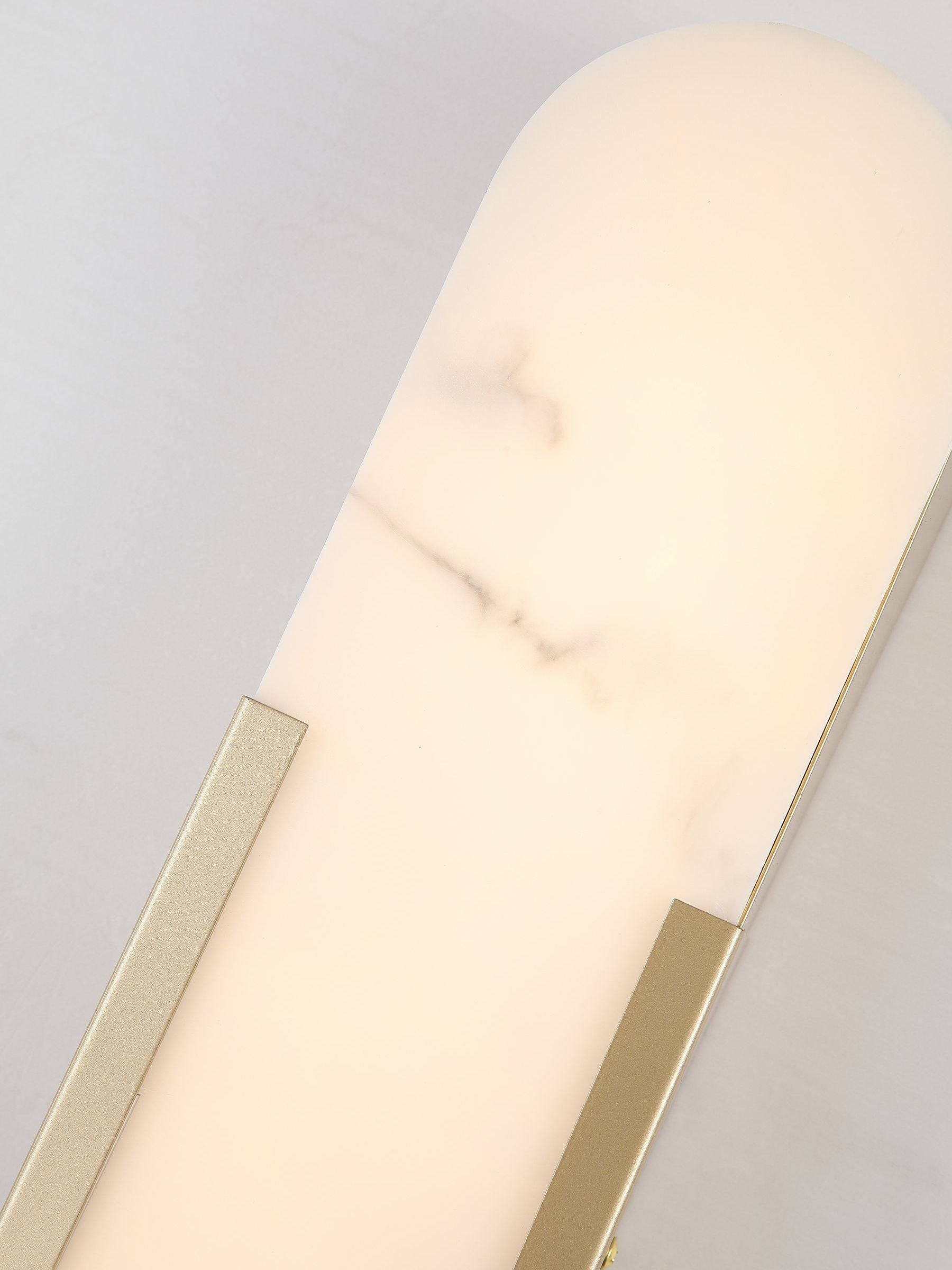 Searchlight Stanamore gold wall light, imported from the UK