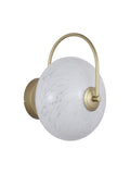 Searchlight Poppy LED wall light with confetti glass, 32cm (British brand)