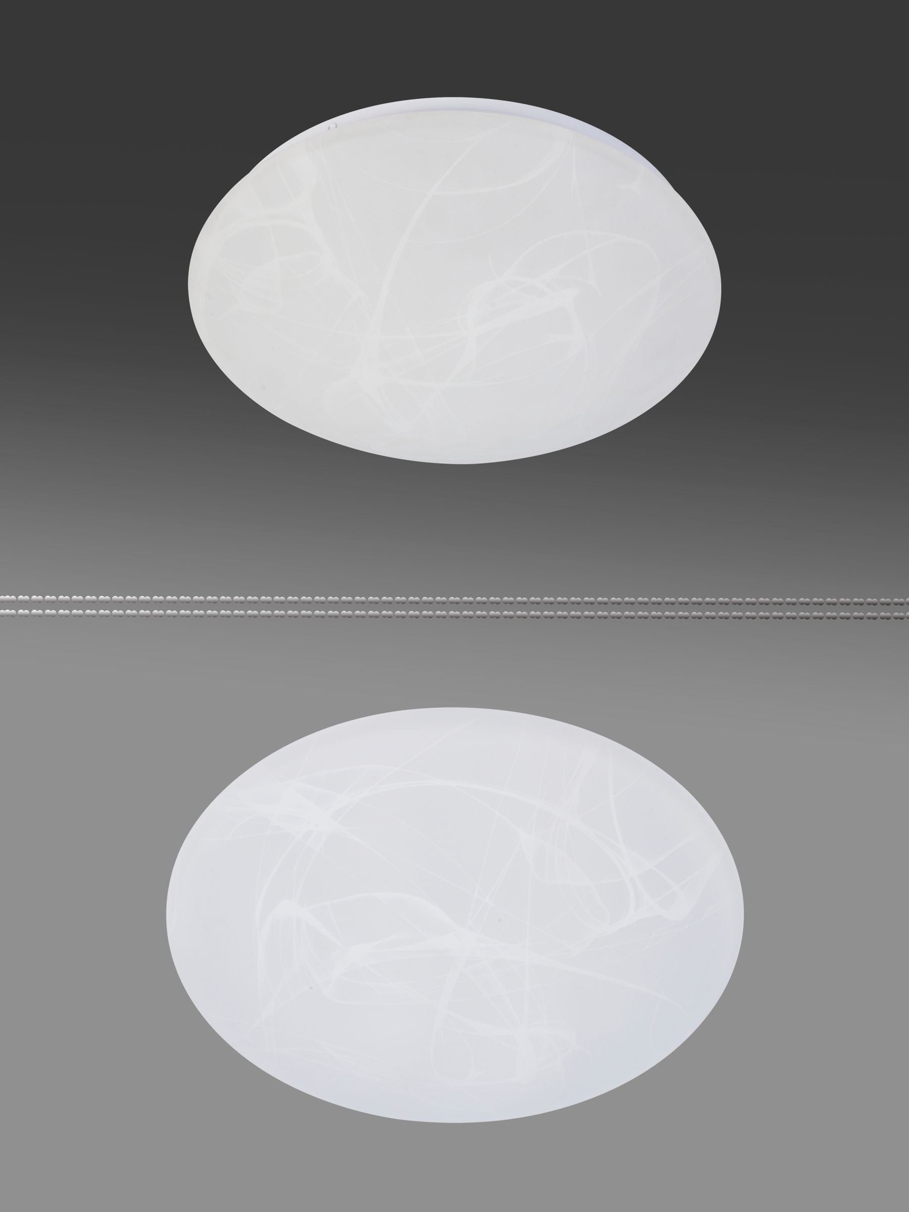 Searchlight Alba LED flush ceiling light white, UK version