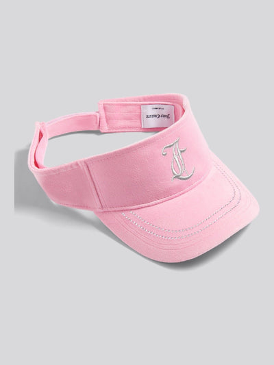 Next Juicy Couture Pink Velour Diamante Visor- Buy online at McGrocer