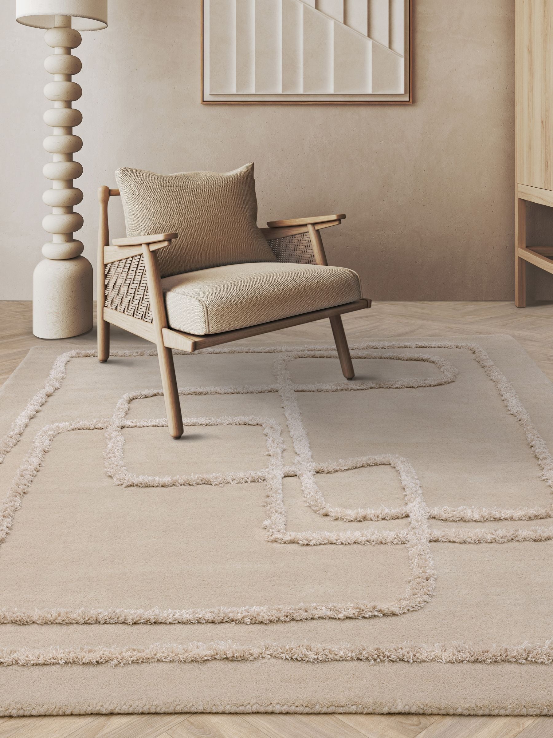 Asiatic Rugs Cream Matrix Infinity Rug