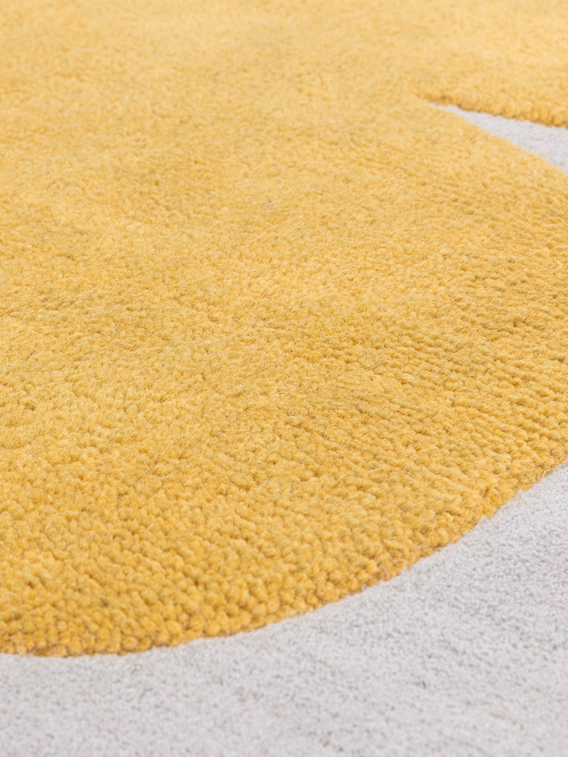 Asiatic Rugs Yellow Canvas Balance wool rug 160x230cm, UK version
