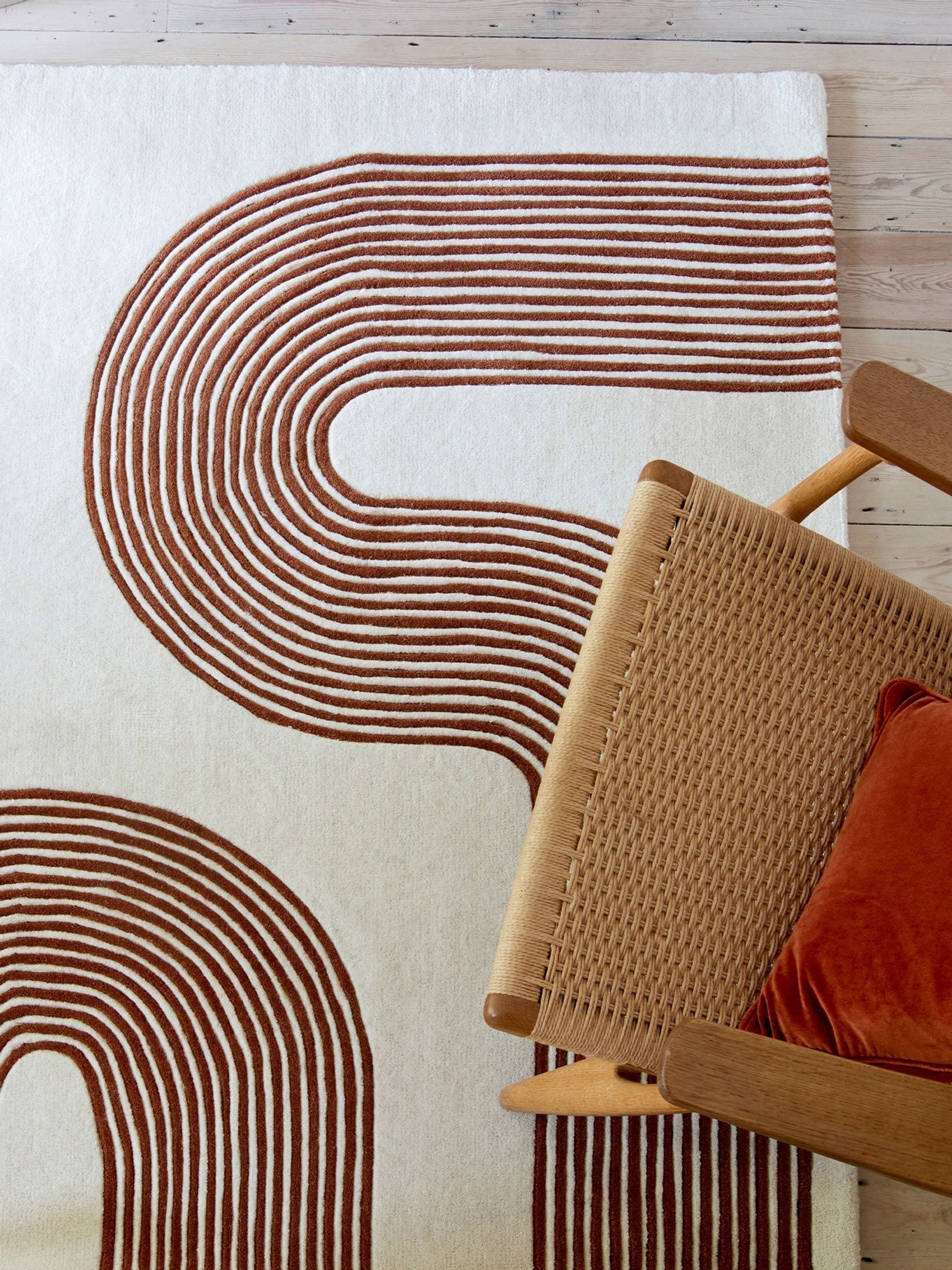 Asiatic Rugs Amber Matrix Arches wool rug (British brand)