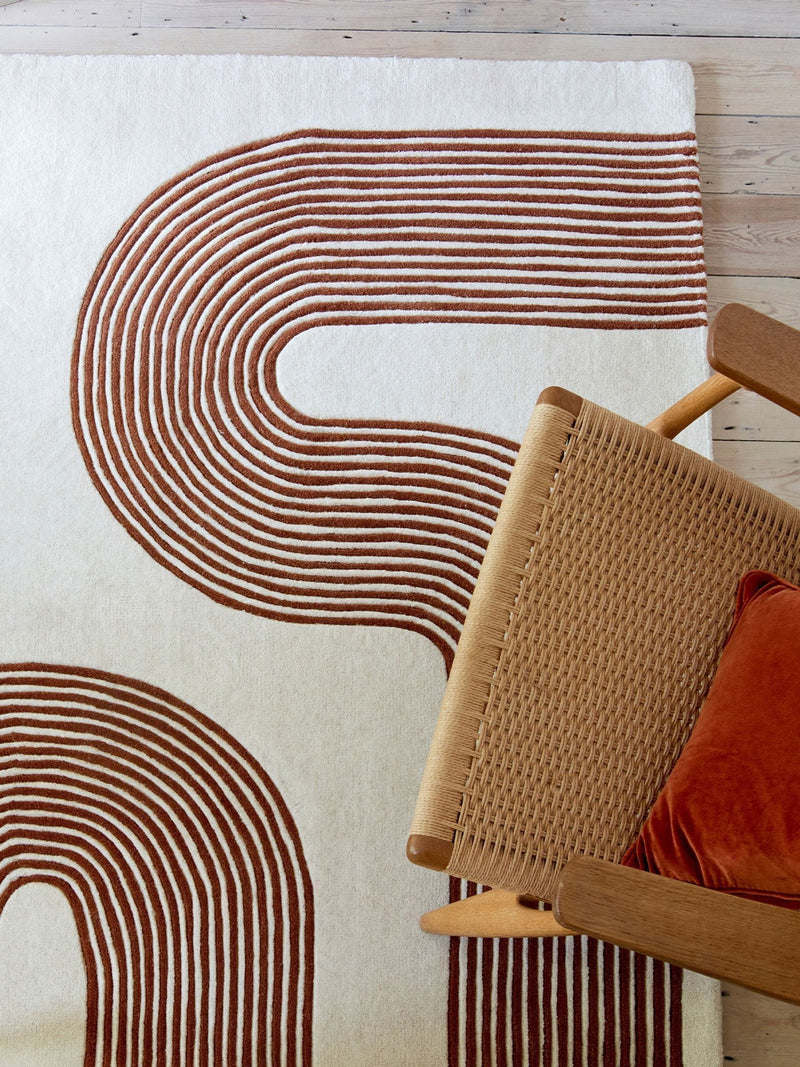 Asiatic Rugs Amber Matrix Arches wool rug (British brand)