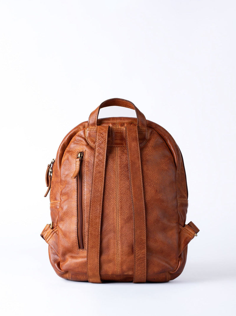 Lakeland Leather Storrs woven backpack brown (British brand)