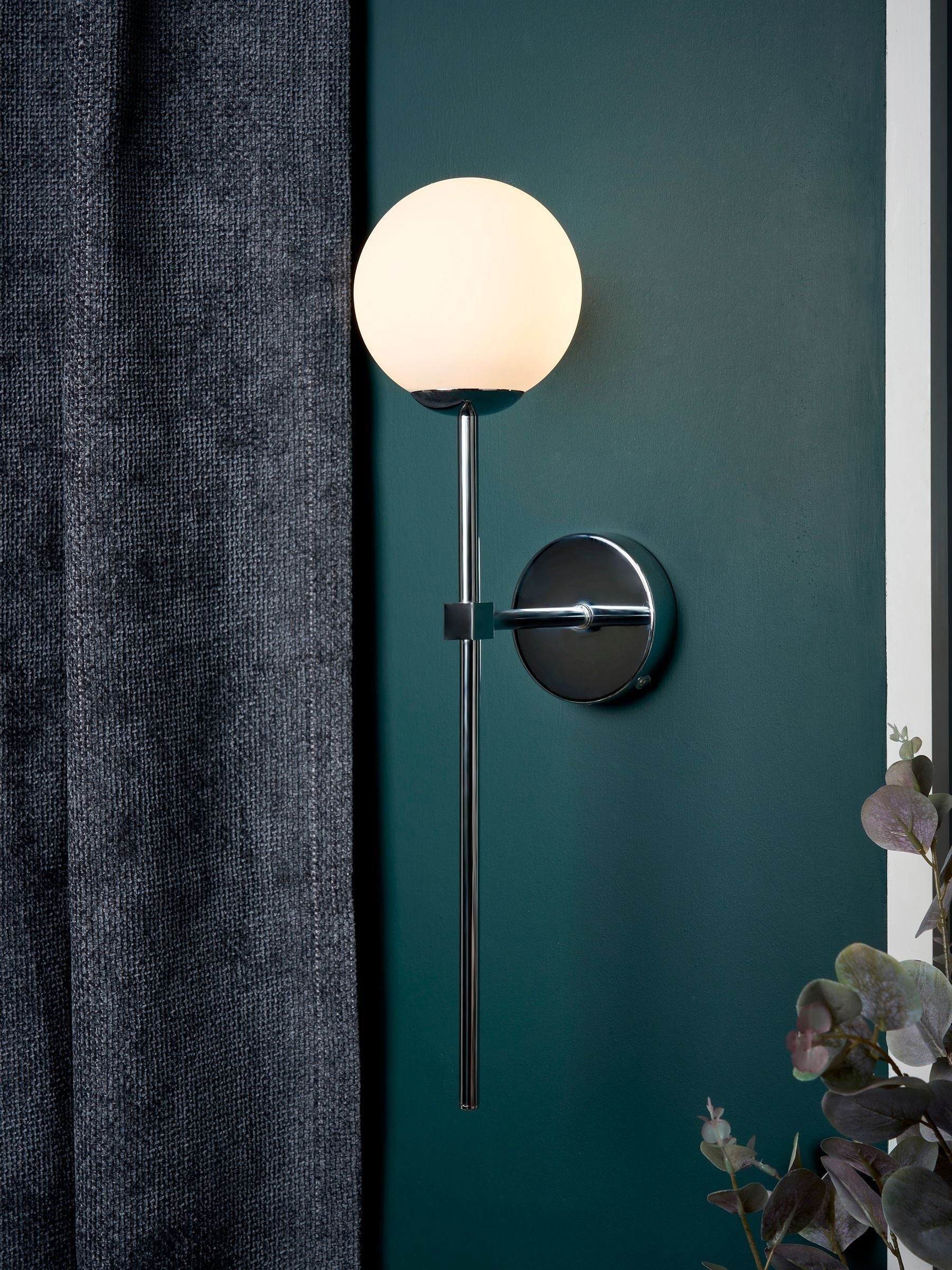 BHS Satin Brass USB-C Rechargeable Wall Light
