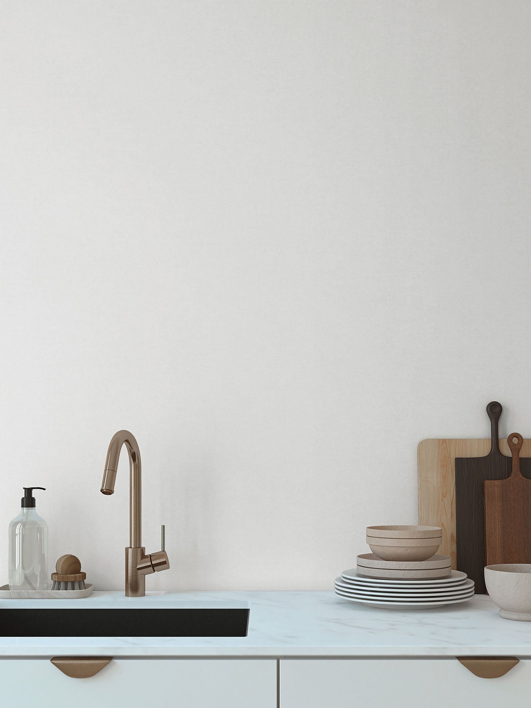 Galerie cream horizon plain texture wallpaper sample A4 - British product