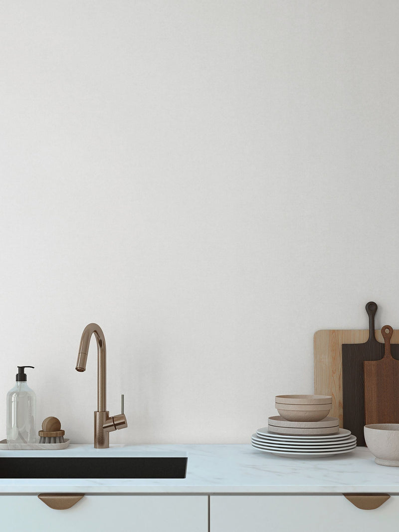Galerie cream horizon plain texture wallpaper sample A4 - British product