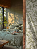 Galerie Wallcoverings Green Horizon Tree Leaf A4 Wallpaper Sample