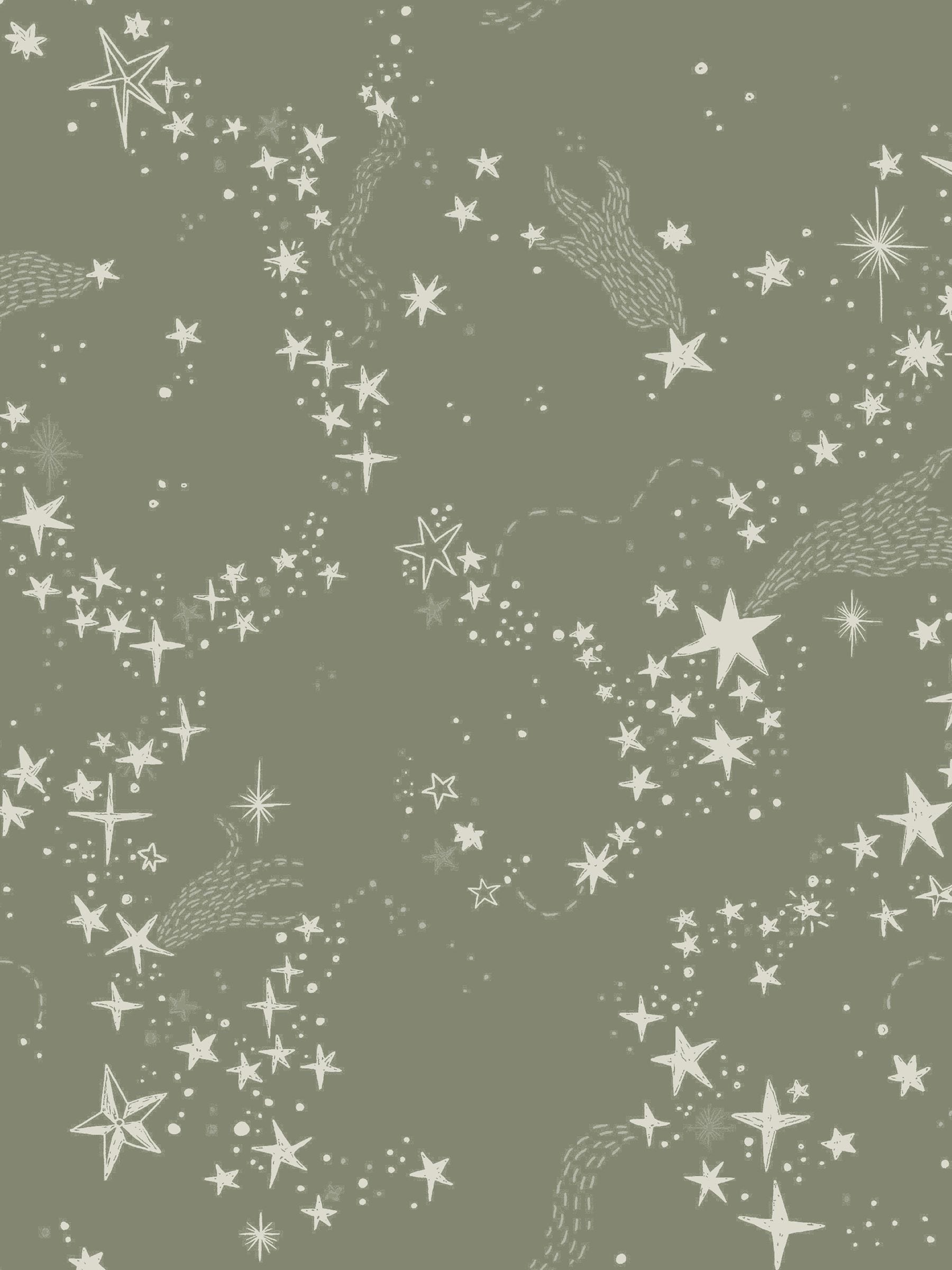 Galerie Green Resan Star wallpaper sample A4 (British brand)