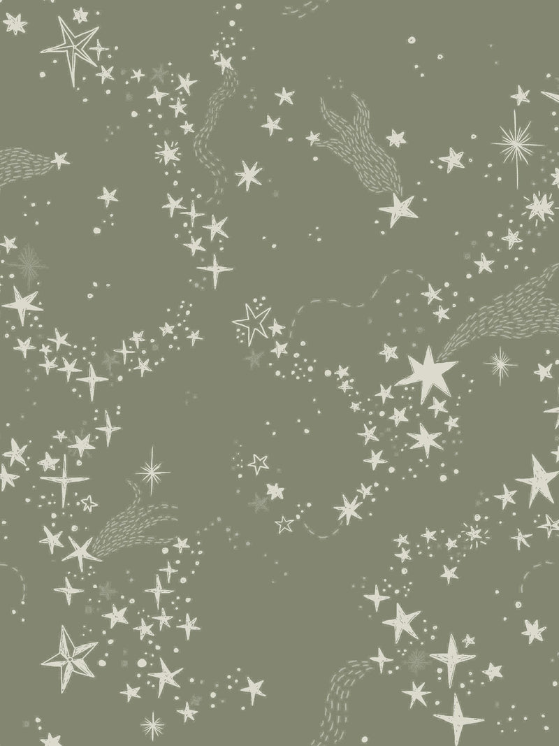 Galerie Green Resan Star wallpaper sample A4 (British brand)
