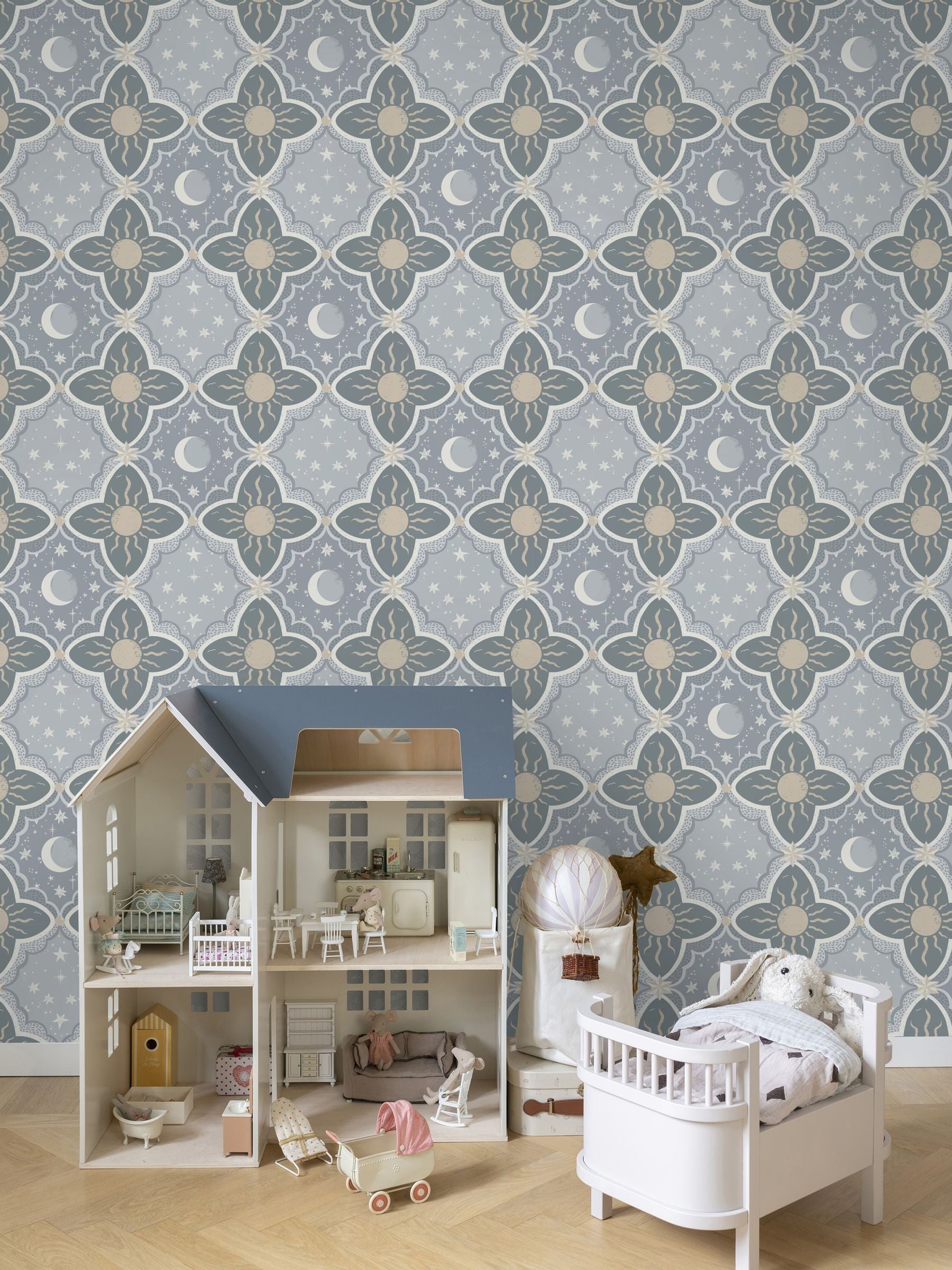 Galerie Wallcoverings Yellow Resan Star A4 Wallpaper Sample