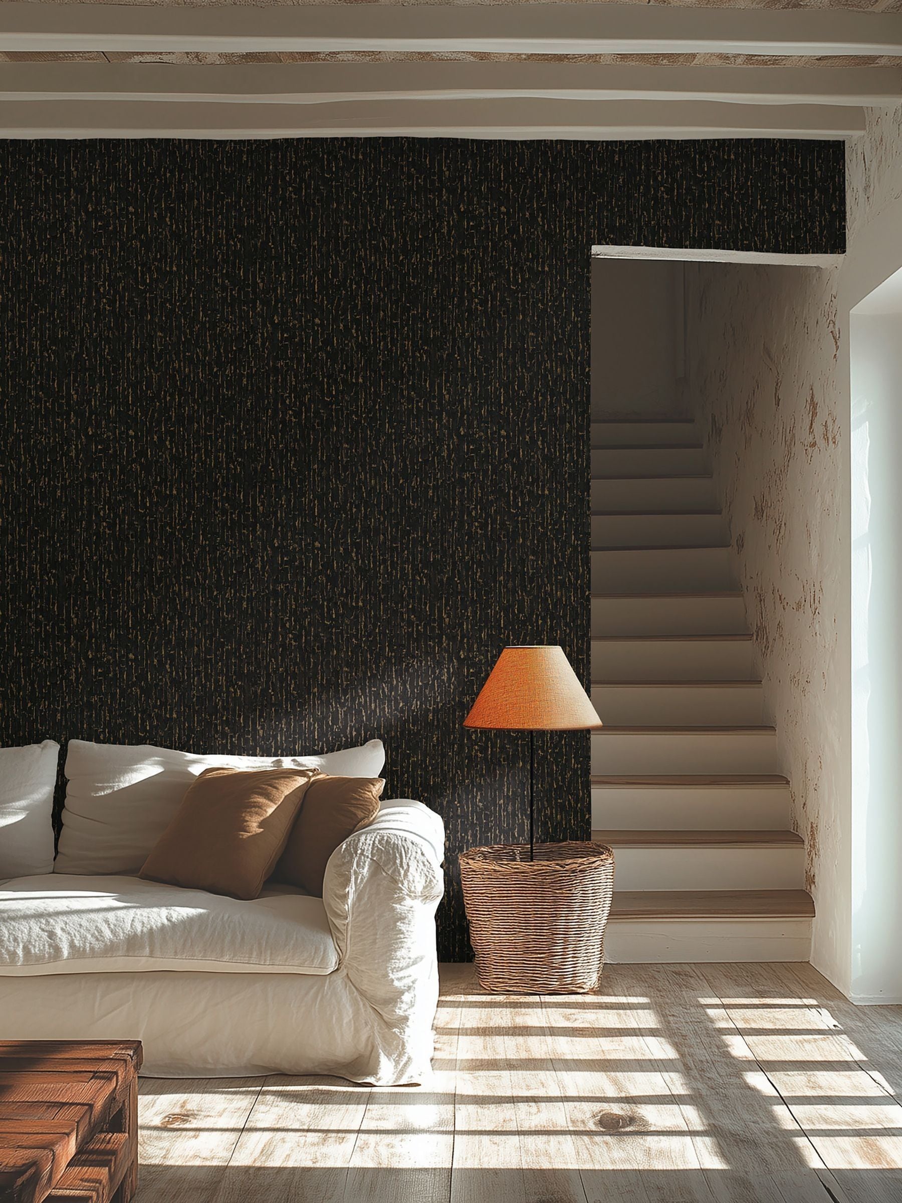 Galerie Wallcoverings Beige Horizon Wood A4 Wallpaper Sample